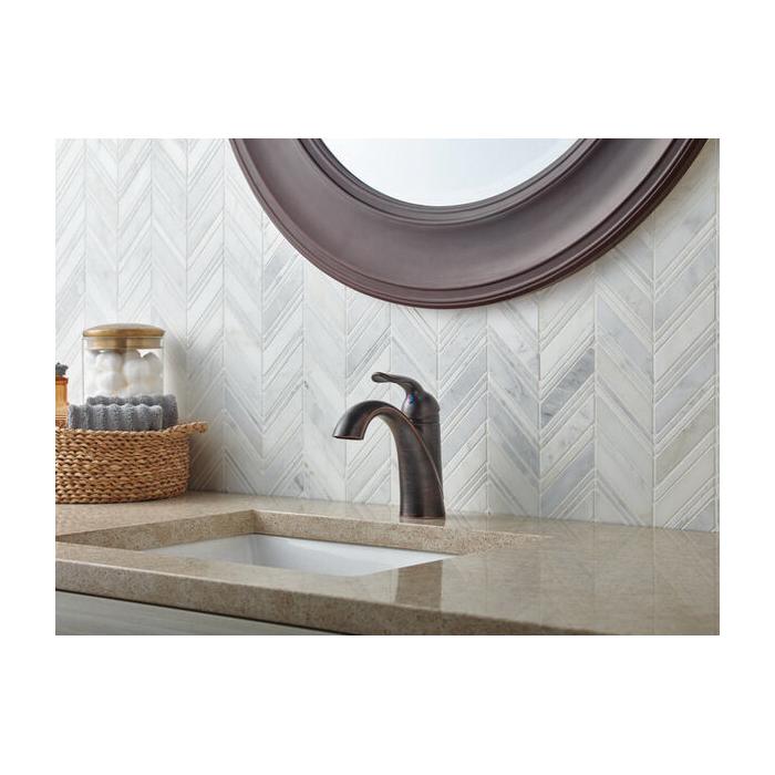 DELTA® Lahara® 538-RBMPU-DST Bathroom Faucet, 1-Handle, Deck, Single-Handle, Pop-Up, Venetian Bronze® thumbnail 3