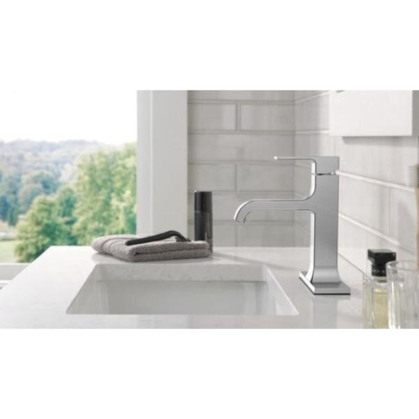 DELTA® Velum™ 539-MPU-DST Bathroom Faucet, 1-Handle, Deck, Single-Handle, Pop-Up, Chrome