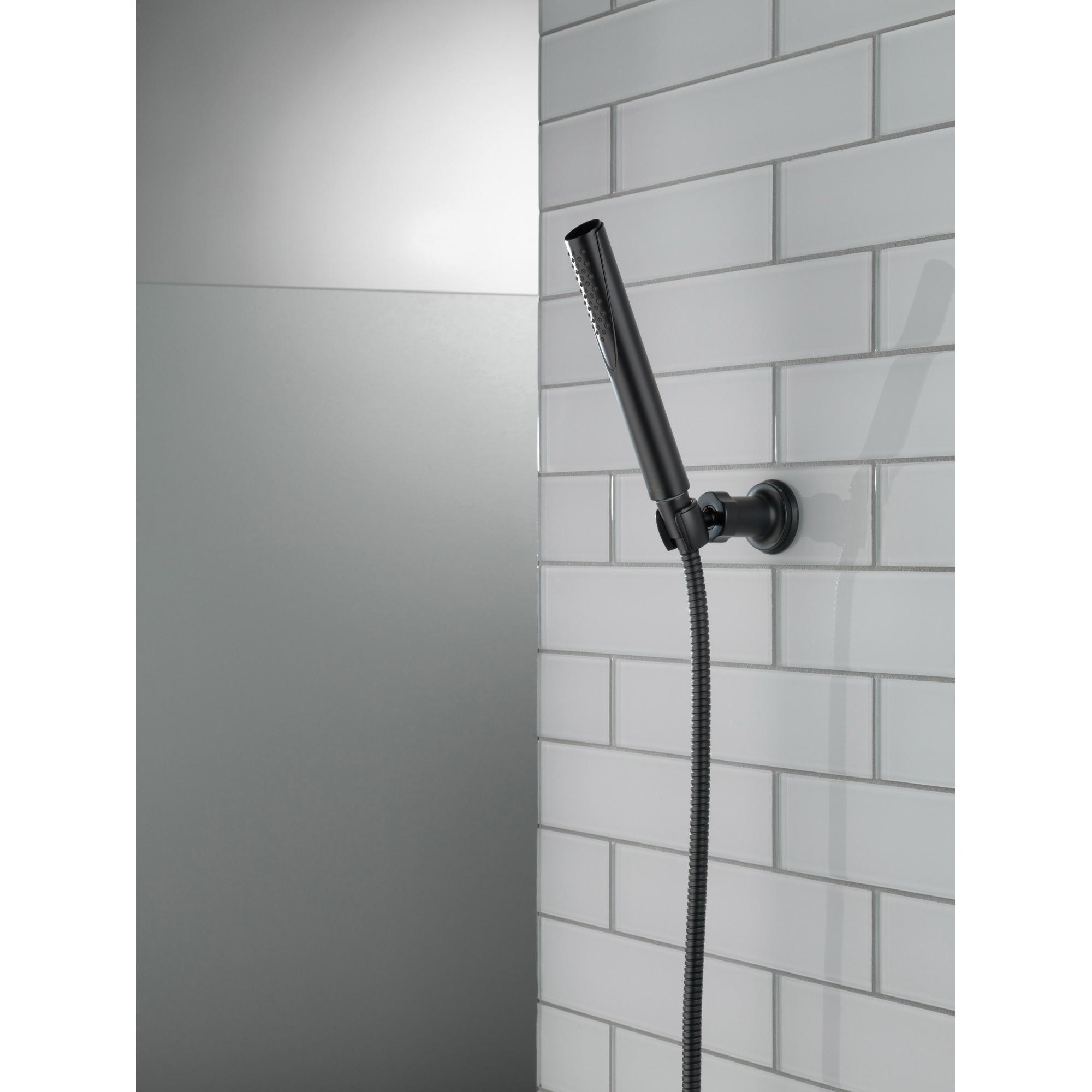 DELTA® Compel® 55085-BL Handshower, Full Body Spray, 1.75 gpm, 60 to 82 in L Hose, NPSM, Matte Black thumbnail 3