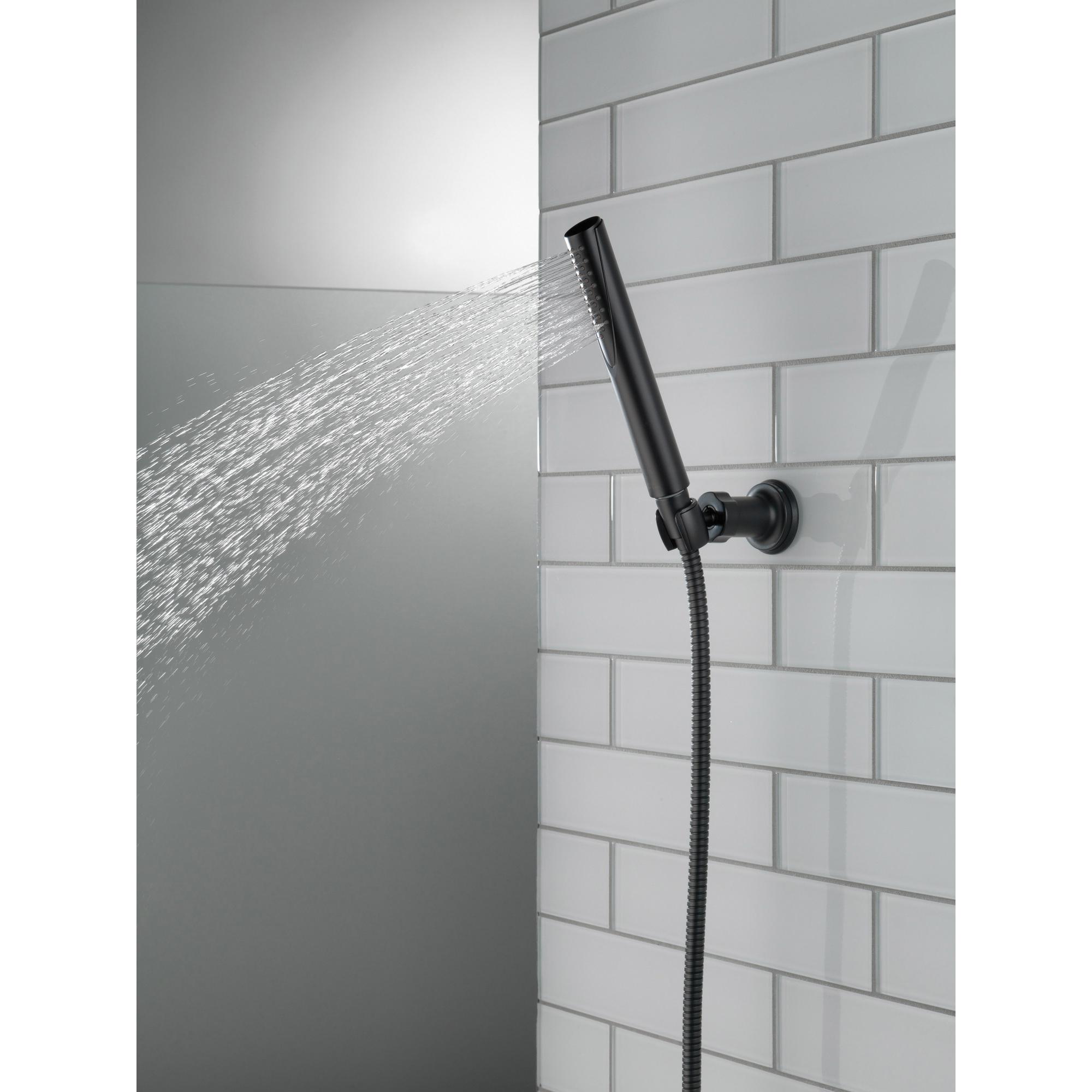 DELTA® Compel® 55085-BL Handshower, Full Body Spray, 1.75 gpm, 60 to 82 in L Hose, NPSM, Matte Black thumbnail 2