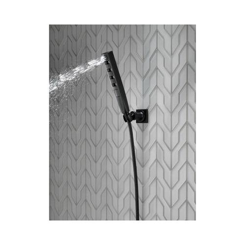 DELTA® 55140-BL Hand Shower, 1.75 gpm, 60 to 82 in L Hose, NPSM, Matte Black