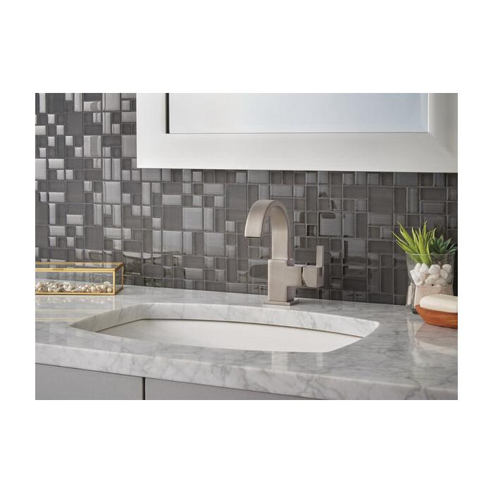 DELTA® Vero® 553LF-SS Bathroom Faucet, 1-Handle, Deck, Single-Handle, Pop-Up, Brilliance® Stainless thumbnail 4
