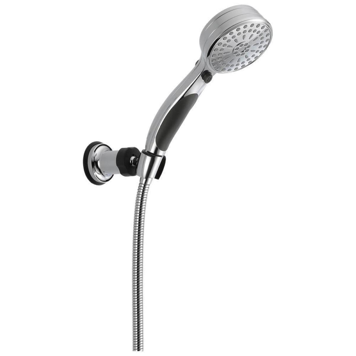 DELTA® ActivTouch® 55424 Hand Shower, 3-5/8 in Spray Face, 2.5 gpm, 60 to 82 in L Hose, Chrome