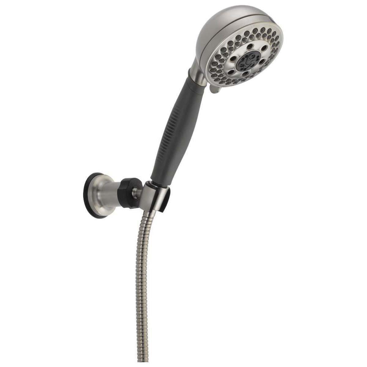 DELTA® H2Okinetic® 55445-SS Hand Shower With Massage, 1.75 gpm, 60 to 82 in L Hose, Brilliance Stainless