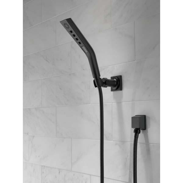 DELTA® Universal Showering 55799-BL Handshower, 1-13/16 in Spray Face, H2OKinetic®, Massaging, Pause Spray, 1.75 gpm thumbnail 4