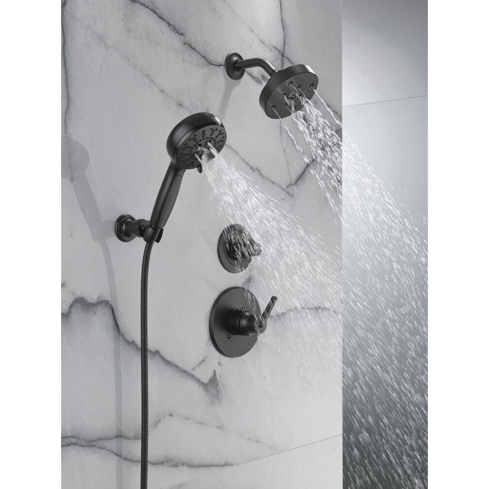 DELTA® ProClean™ 55884-BL Handshower With Cleaning Spray, 4-1/2 in Dia x 1-15/16 in H Spray Face, 1.75 gpm, Matte Black