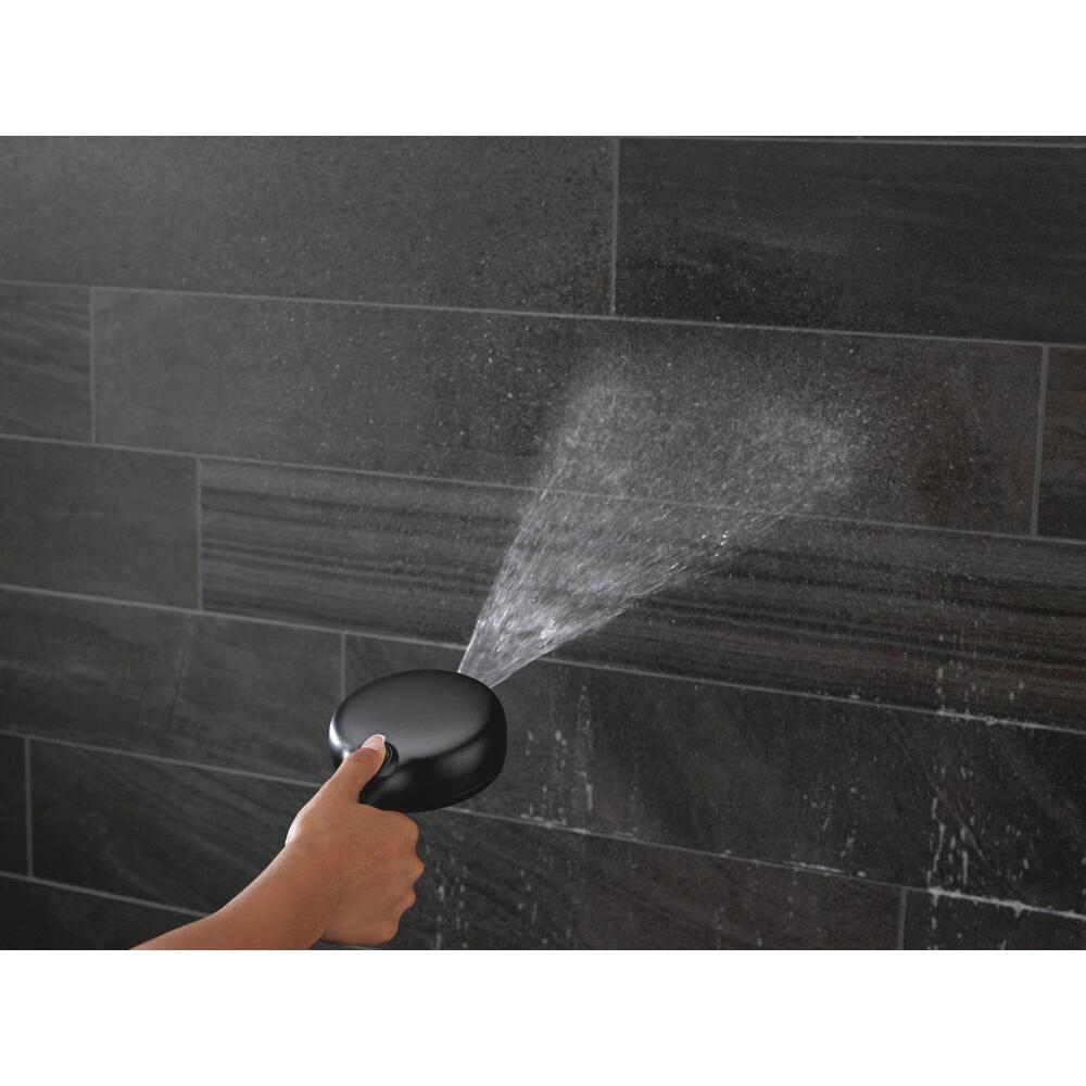 DELTA® ProClean™ 55884-BL Handshower With Cleaning Spray, 4-1/2 in Dia x 1-15/16 in H Spray Face, 1.75 gpm, Matte Black thumbnail 2
