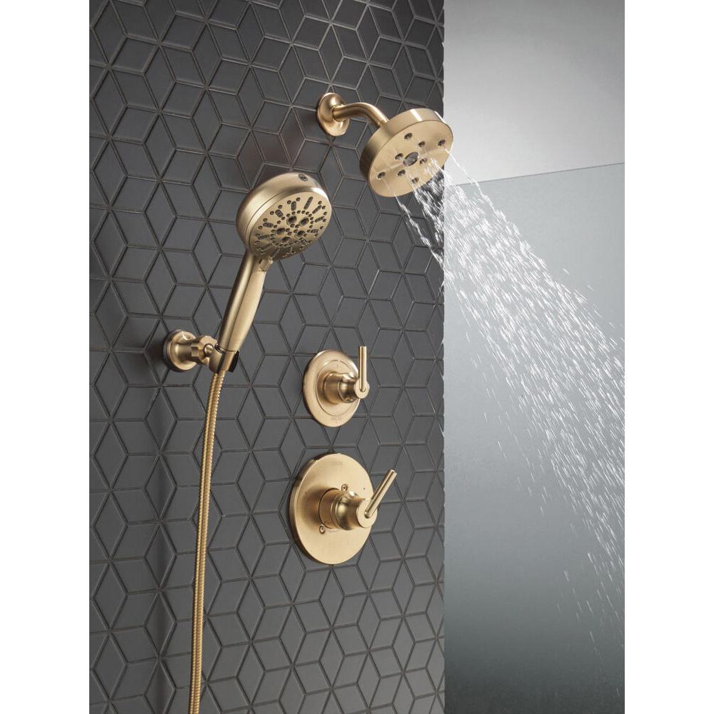 DELTA® ProClean™ 55884-CZ-PR Handshower With Cleaning Spray, 4-1/2 in Dia x 1-15/16 in H Spray Face, 1.75 gpm