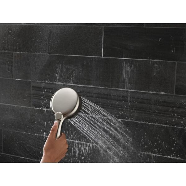 DELTA® ProClean™ 55884-SS-PR Handshower With Cleaning Spray, 4-1/2 in Dia x 1-15/16 in H Spray Face, 1.75 gpm thumbnail 3