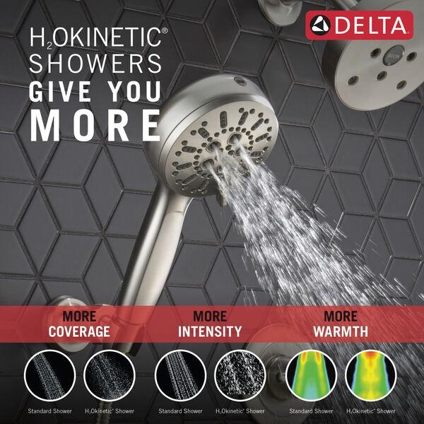 DELTA® ProClean™ 55884-SS-PR Handshower With Cleaning Spray, 4-1/2 in Dia x 1-15/16 in H Spray Face, 1.75 gpm thumbnail 2
