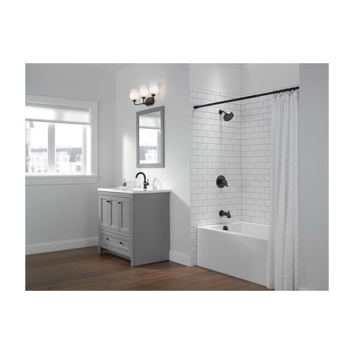 DELTA® Trinsic® 559HA-BL-DST Bathroom Faucet, 1-Handle, Deck, Single-Handle, Pop-Up, Matte Black