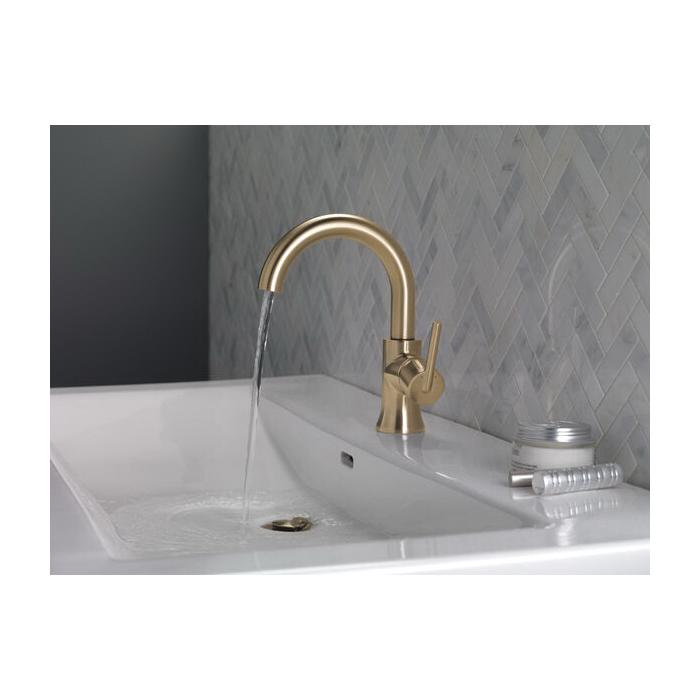 DELTA® Trinsic® 559HA-CZ-DST Bathroom Faucet, 1-Handle, Deck, Single-Handle, Pop-Up, Champagne Bronze thumbnail 3