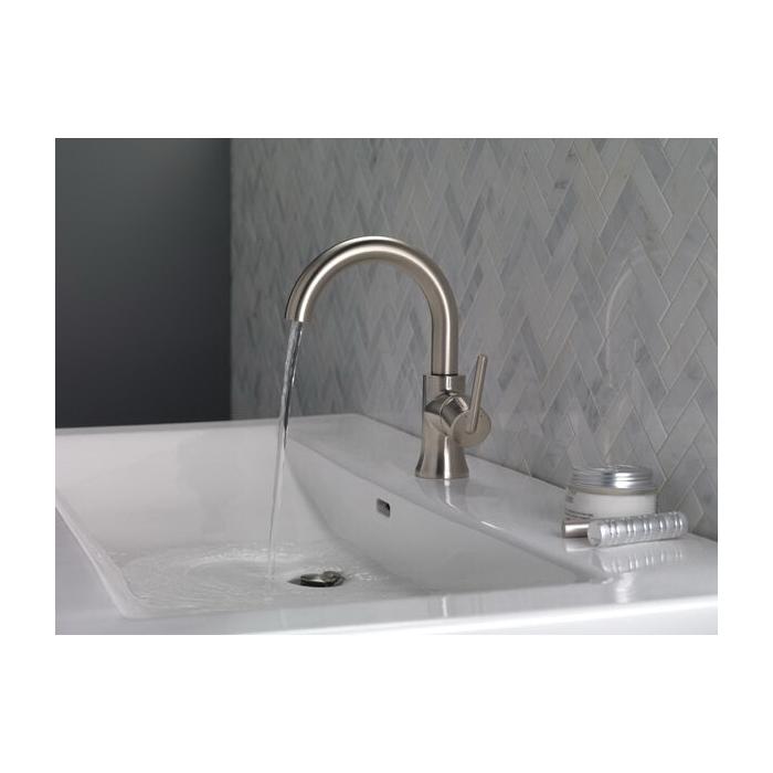 DELTA® Trinsic® 559HA-SS-DST Bathroom Faucet, 1-Handle, Deck, Single-Handle, Pop-Up, Brilliance® Stainless thumbnail 2