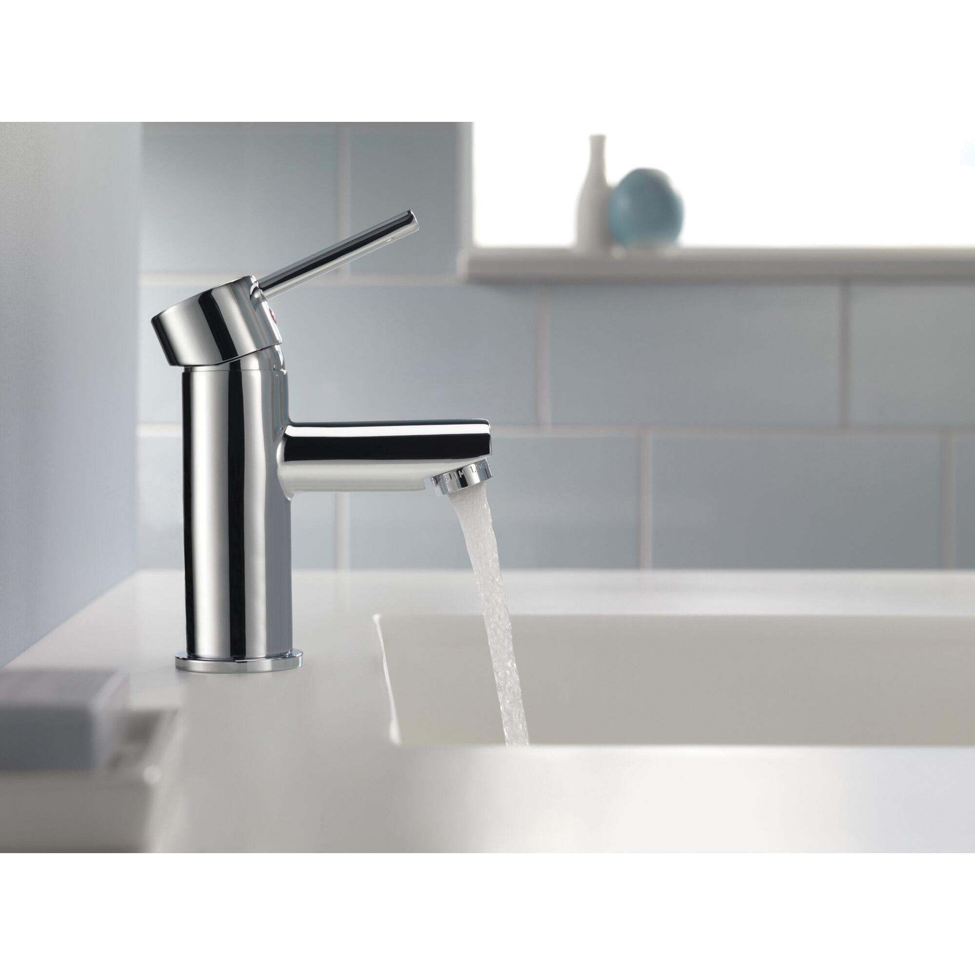 DELTA® Modern™ 559LF-GPM-PP Bathroom Sink Faucet, 1-Handle, Deck, Single-Handle, Pop-Up, Chrome thumbnail 2