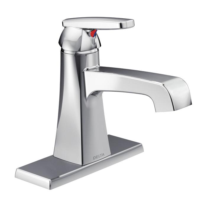 DELTA® Ashlyn® 564-SSMPU-DST Bathroom Faucet, 1-Handle, Deck, Centerset, Pop-Up, Stainless Steel thumbnail 2