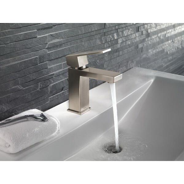 DELTA® Modern™ 567LF-SSPP Bathroom Faucet, 1-Handle, Deck, Single-Handle, Pop-Up, Stainless thumbnail 2