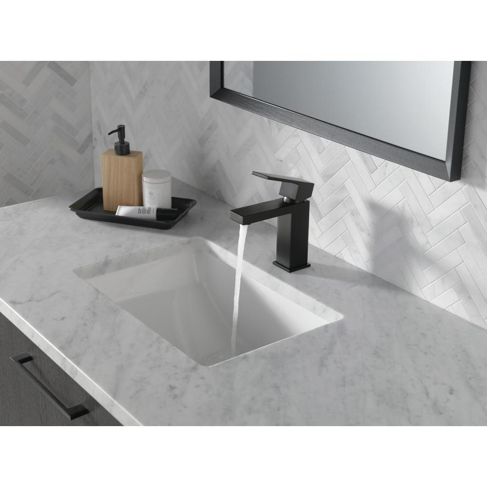 DELTA® 567LF-BLGPM-PP Lavatory Faucet, 1-Handle, Deck, Single-Handle, Pop-Up, Matte Black thumbnail 2