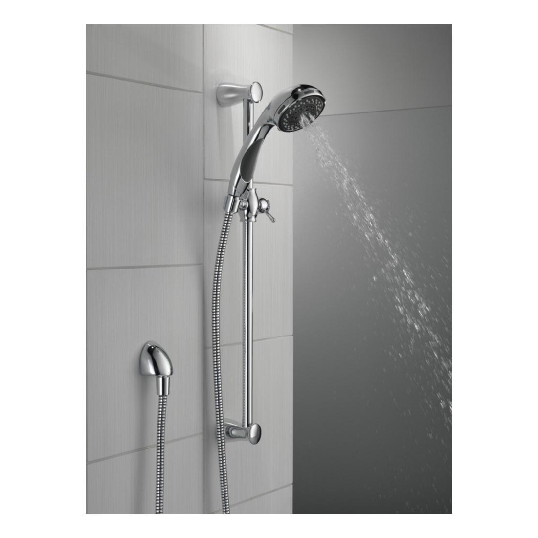 DELTA® 57014 Premium Hand Shower, 2.5 gpm, 60 to 82 in L Hose, NPSM, Chrome-Plated thumbnail 3