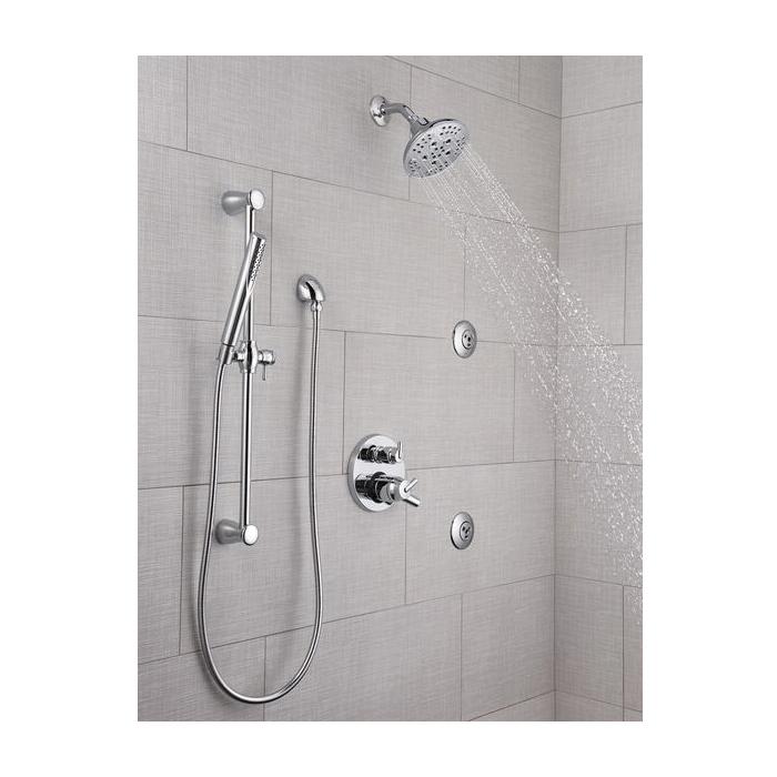 DELTA® Compel® 57085 Hand Shower, Full Spray, 1.75 gpm, 60 to 82 in L Hose, NPSM, Chrome thumbnail 3