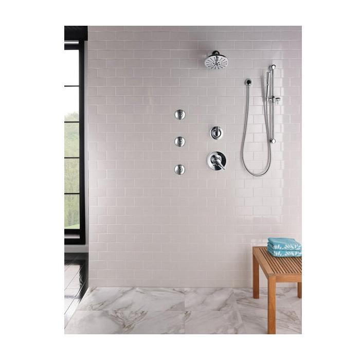 DELTA® Compel® 57085 Hand Shower, Full Spray, 1.75 gpm, 60 to 82 in L Hose, NPSM, Chrome thumbnail 4