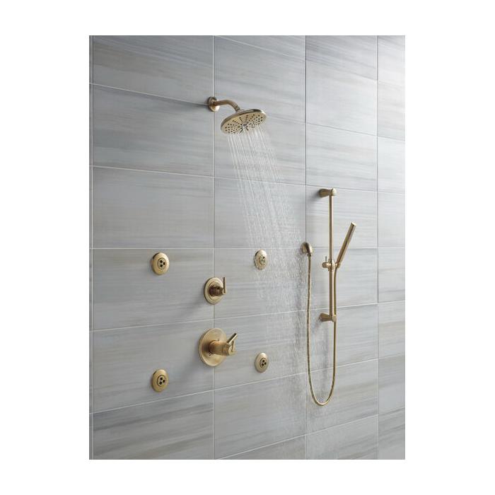 DELTA® Compel® 57085-CZ Hand Shower, 1.75 gpm, 60 to 82 in L Hose, NPSM, Champagne Bronze thumbnail 3