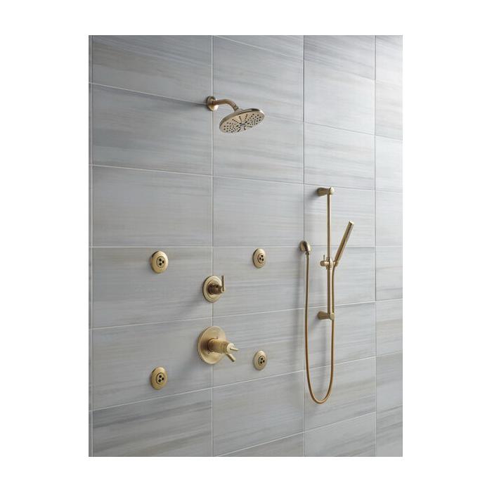 DELTA® Compel® 57085-CZ Hand Shower, 1.75 gpm, 60 to 82 in L Hose, NPSM, Champagne Bronze thumbnail 2