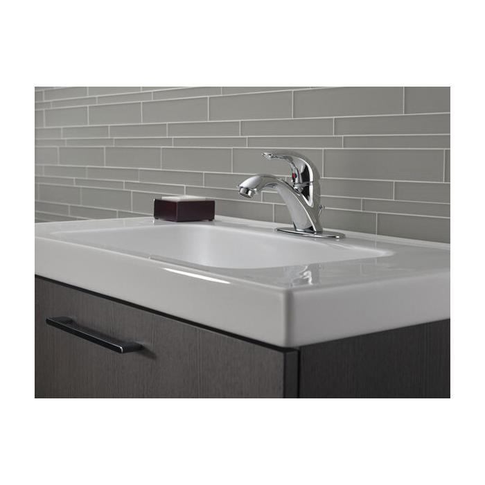 DELTA® Classic™ 583LF-WF Bathroom Faucet, 1-Handle, Deck, Centerset, Pop-Up, Chrome thumbnail 2