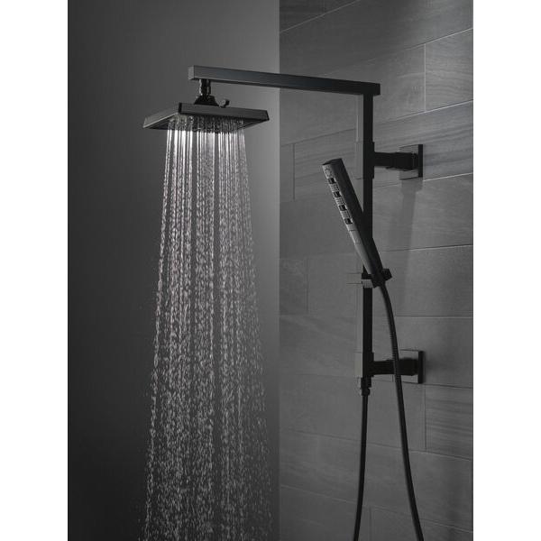 DELTA® 58410-BL Shower Column, NPT, 1/2 in, Brass, Matte Black thumbnail 4