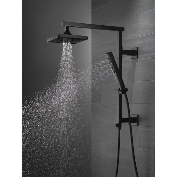 DELTA® 58410-BL Shower Column, NPT, 1/2 in, Brass, Matte Black thumbnail 3