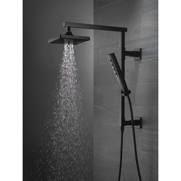 DELTA® 58410-BL Shower Column, NPT, 1/2 in, Brass, Matte Black thumbnail 2