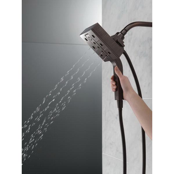 DELTA® In2ition® 58473-RB 2-In-1 Shower, 1.75 gpm, 4 -Spray, 5-15/16 in Head, Venetian Bronze thumbnail 4