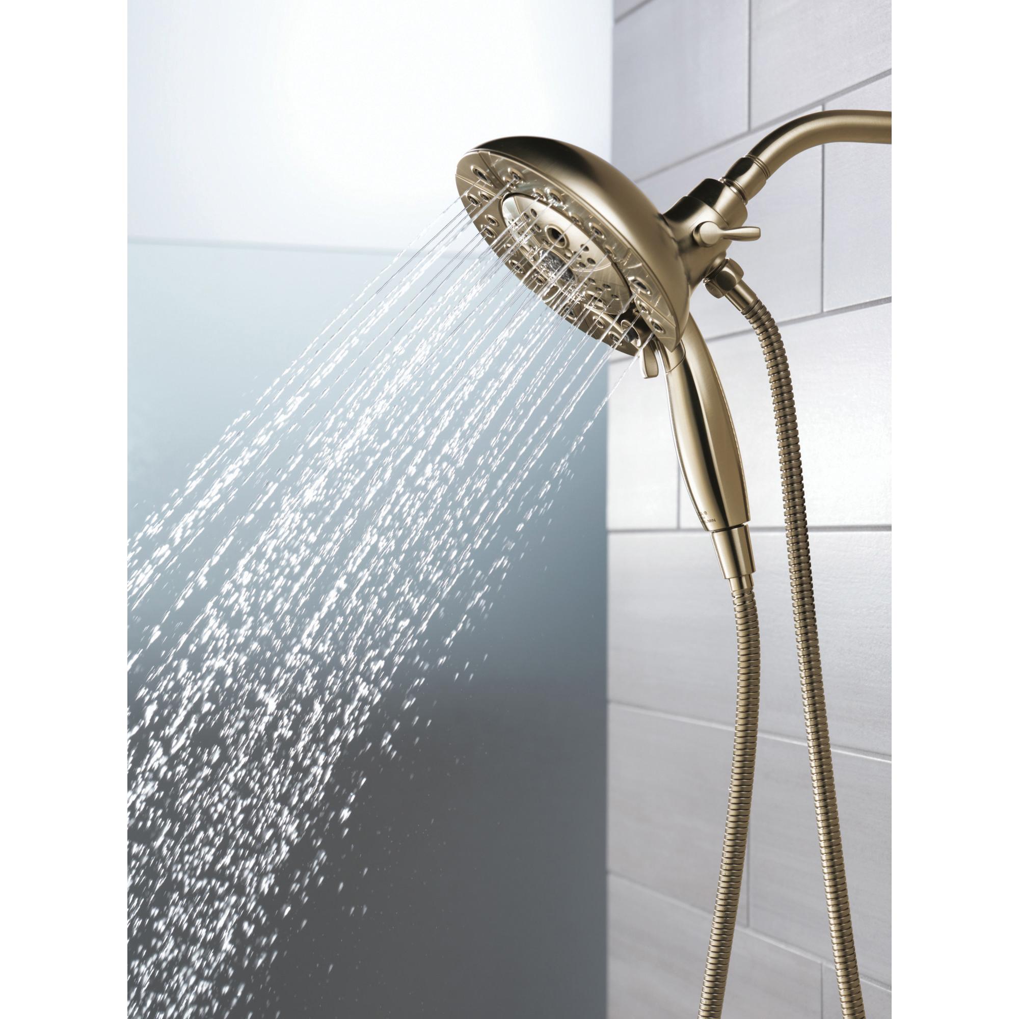 DELTA® Universal Showering 58480-CZ-PK Shower, 6-7/8 in Spray Face, 1.75 gpm, 60 to 82 in L Hose, Female thumbnail 4