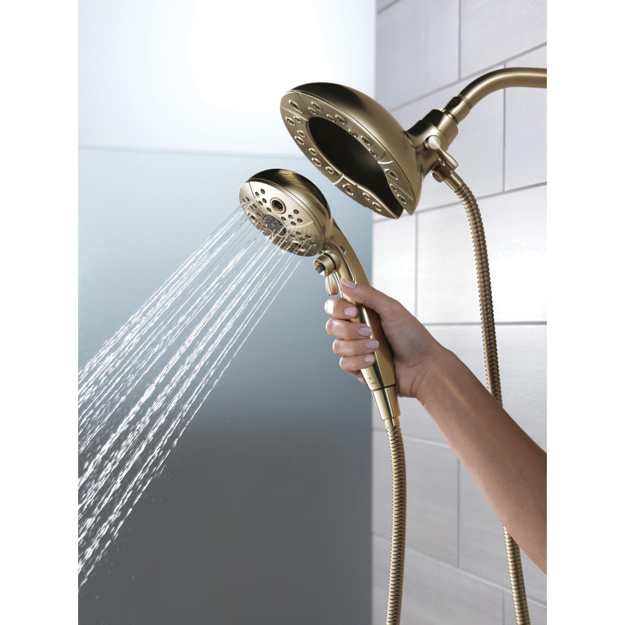 DELTA® Universal Showering 58480-CZ-PK Shower, 6-7/8 in Spray Face, 1.75 gpm, 60 to 82 in L Hose, Female thumbnail 3