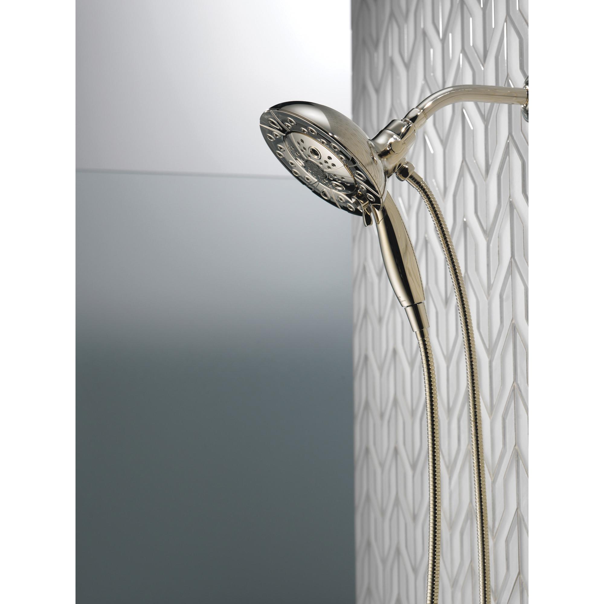DELTA® Universal Showering 58480-PN-PK Shower, 6-7/8 in Spray Face, 1.75 gpm, 60 to 82 in L Hose, Female thumbnail 4