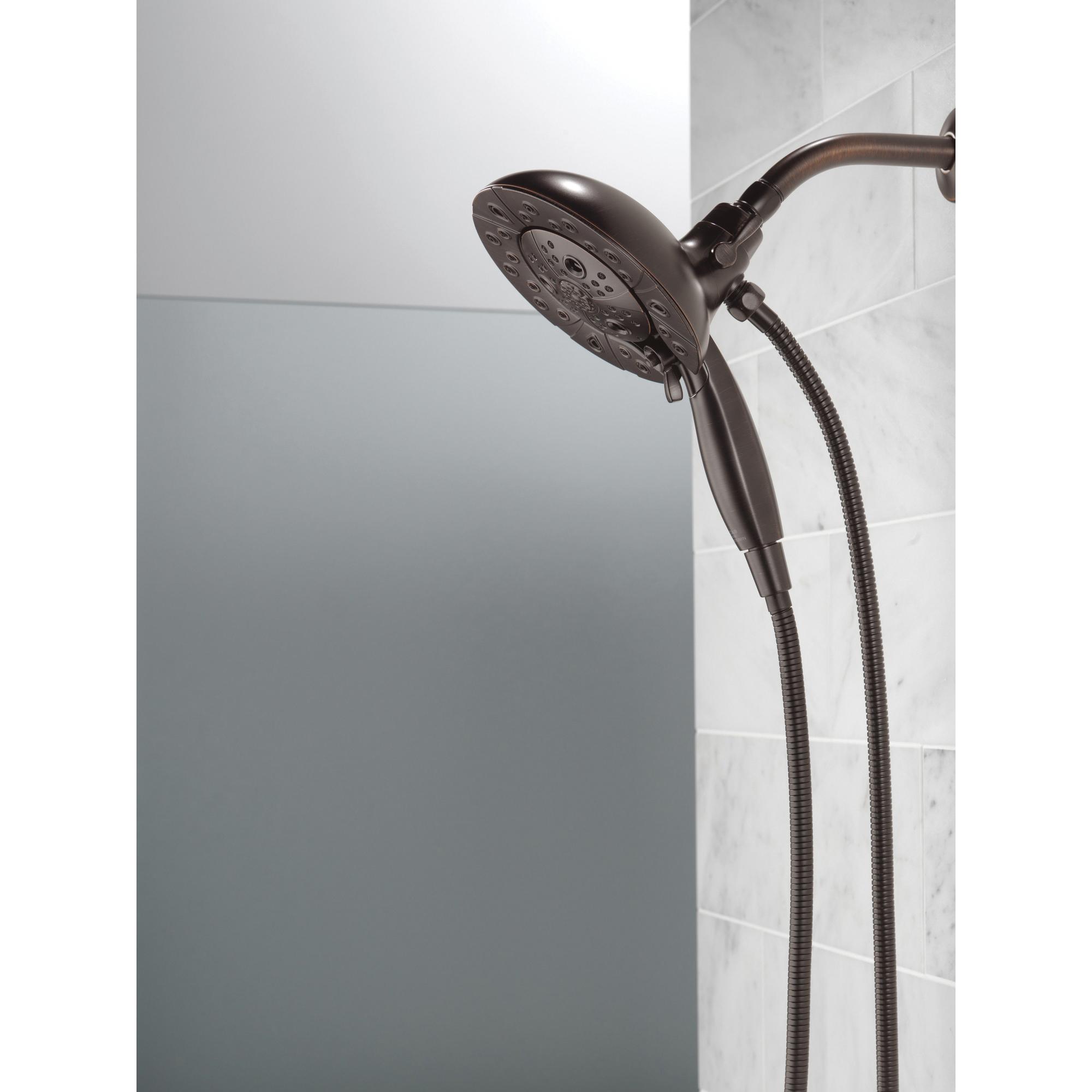 DELTA® Universal Showering 58480-RB25-PK Shower, 6-7/8 in Spray Face, 2.5 gpm, 60 to 82 in L Hose, Female thumbnail 4