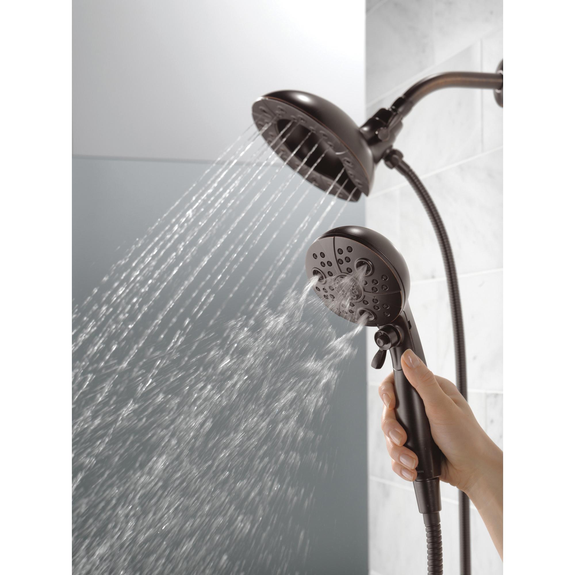 DELTA® Universal Showering 58480-RB25-PK Shower, 6-7/8 in Spray Face, 2.5 gpm, 60 to 82 in L Hose, Female thumbnail 2