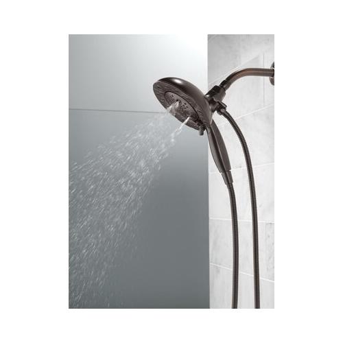 DELTA® 58480-RB-PK Shower, 1.75 gpm, 5 -Spray, 6-7/8 in Dia x 5-1/2 in D Head, Venetian Bronze thumbnail 3