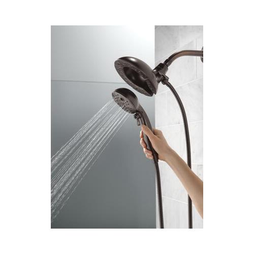 DELTA® 58480-RB-PK Shower, 1.75 gpm, 5 -Spray, 6-7/8 in Dia x 5-1/2 in D Head, Venetian Bronze thumbnail 4