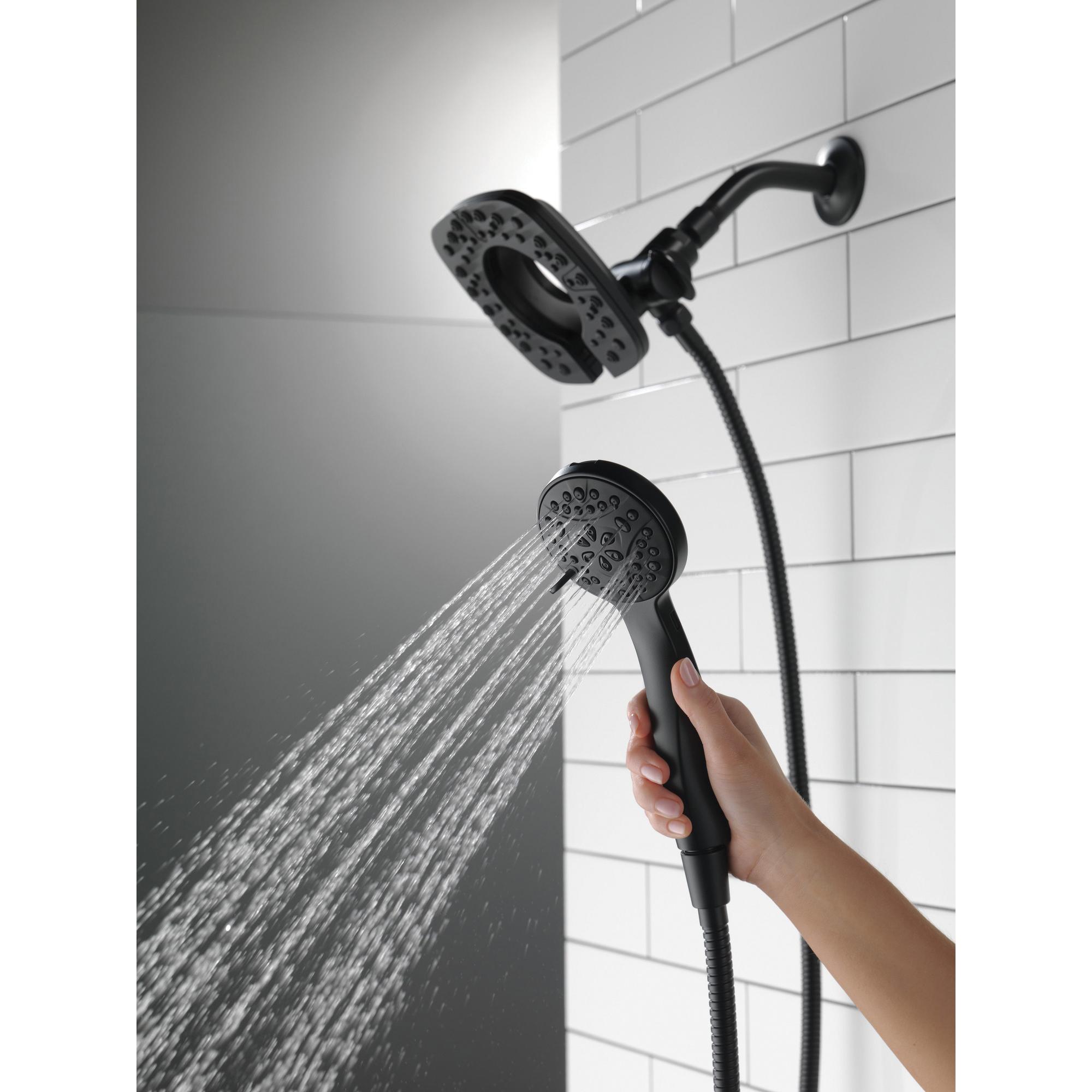 DELTA® Universal Showering 58498-BL Shower, 6 in Spray Face, Full Body, Full with Massage, Massaging, Pause Spray thumbnail 2