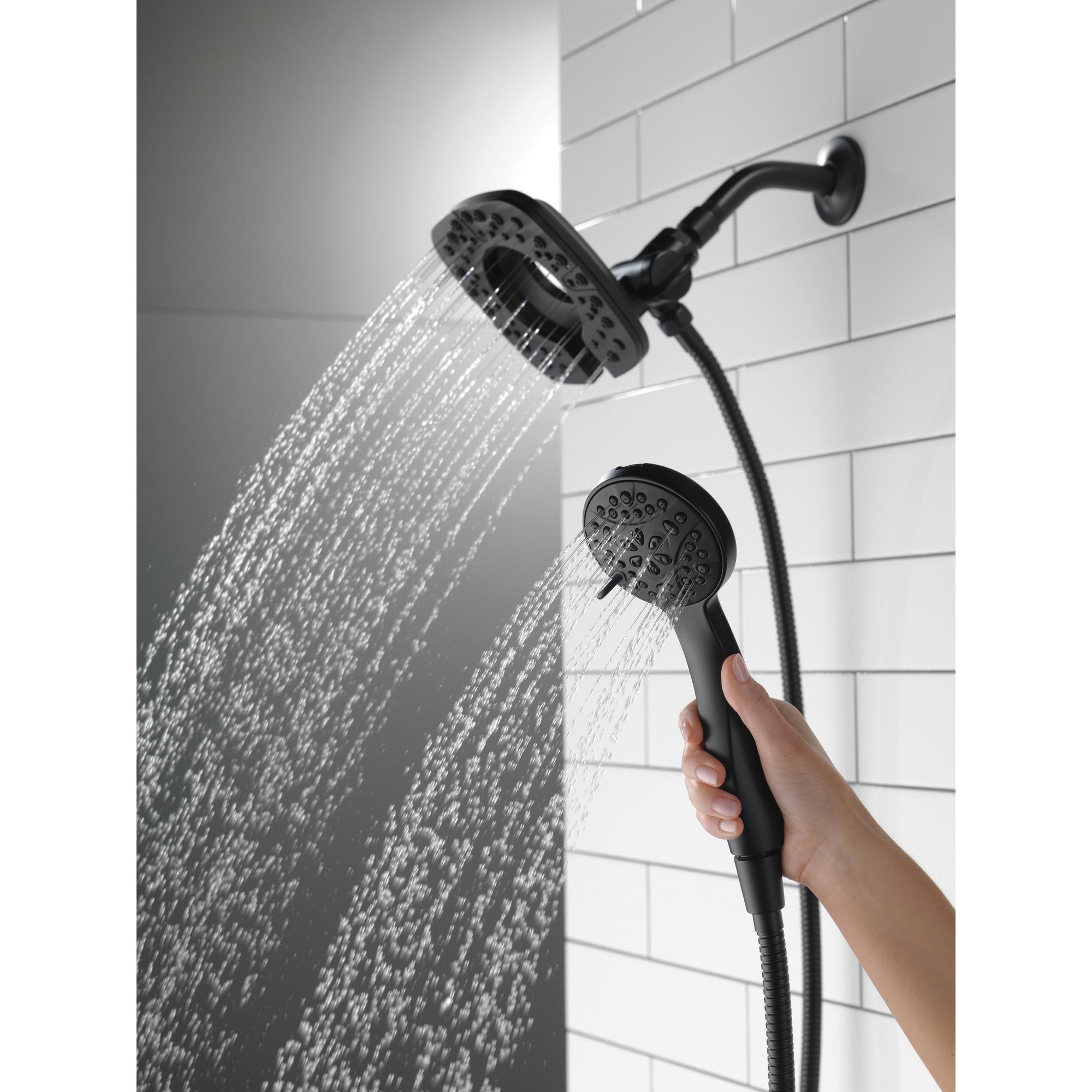 DELTA® Universal Showering 58498-BL Shower, 6 in Spray Face, Full Body, Full with Massage, Massaging, Pause Spray thumbnail 3