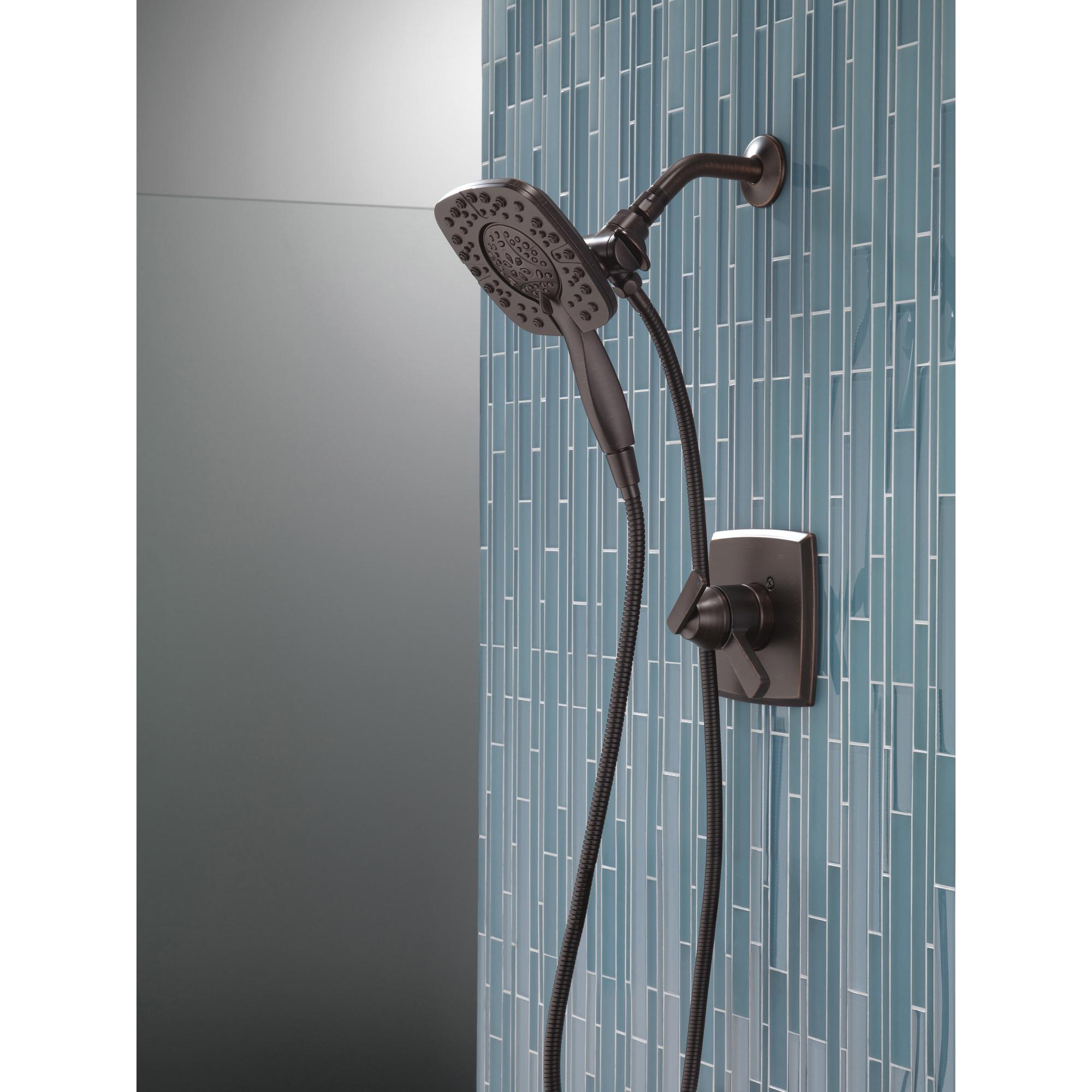 DELTA® Universal Showering 58498-RB Shower, 6 in Spray Face, Full Body, Full with Massage, Massaging, Pause Spray thumbnail 3