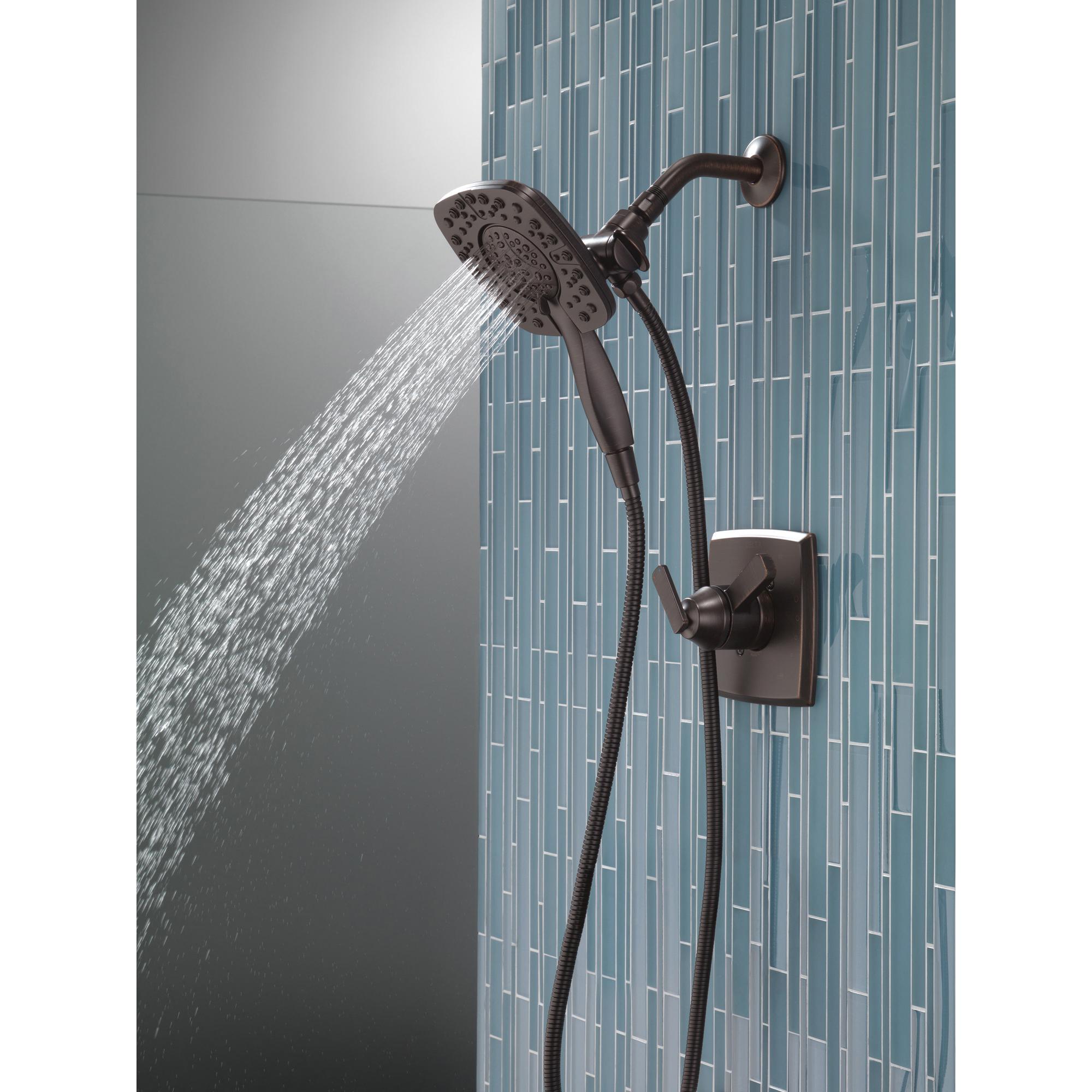 DELTA® Universal Showering 58498-RB Shower, 6 in Spray Face, Full Body, Full with Massage, Massaging, Pause Spray thumbnail 2