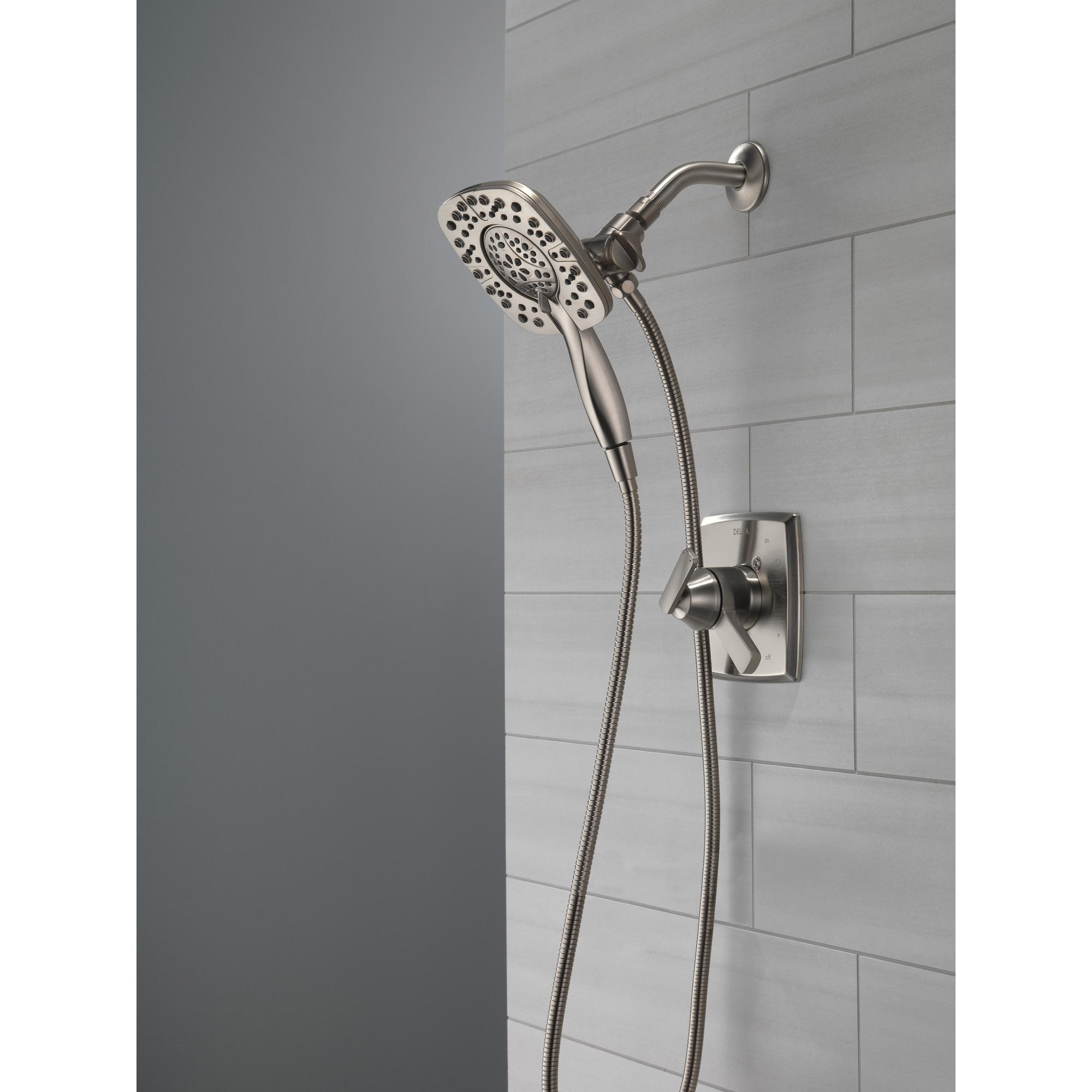 DELTA® Universal Showering 58498-SS Shower, 6 in Spray Face, Full Body, Full with Massage, Massaging, Pause Spray thumbnail 2