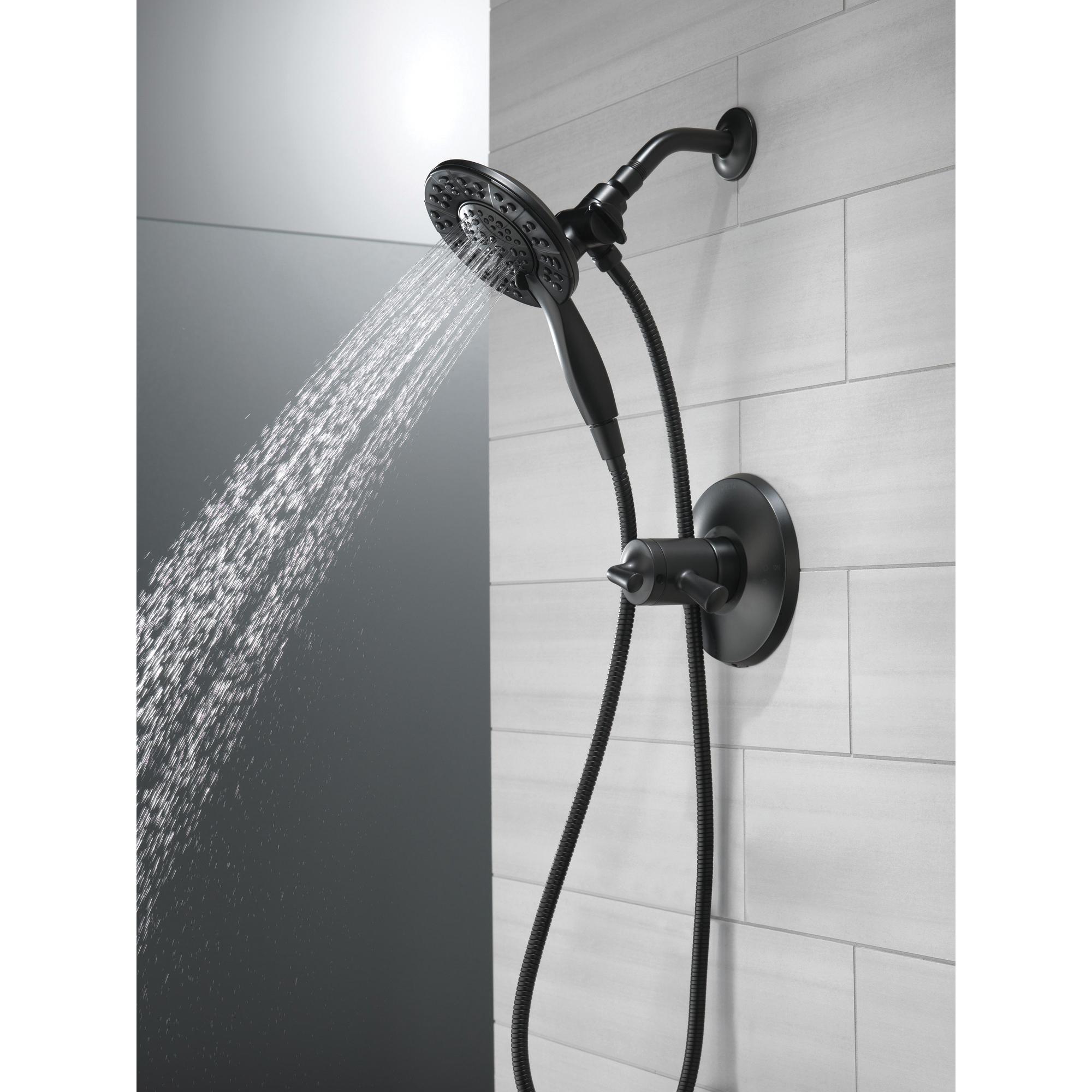 DELTA® Universal Showering 58499-BL Shower, 6 in Spray Face, Full Body, Full with Massage, Massaging, Pause Spray thumbnail 2