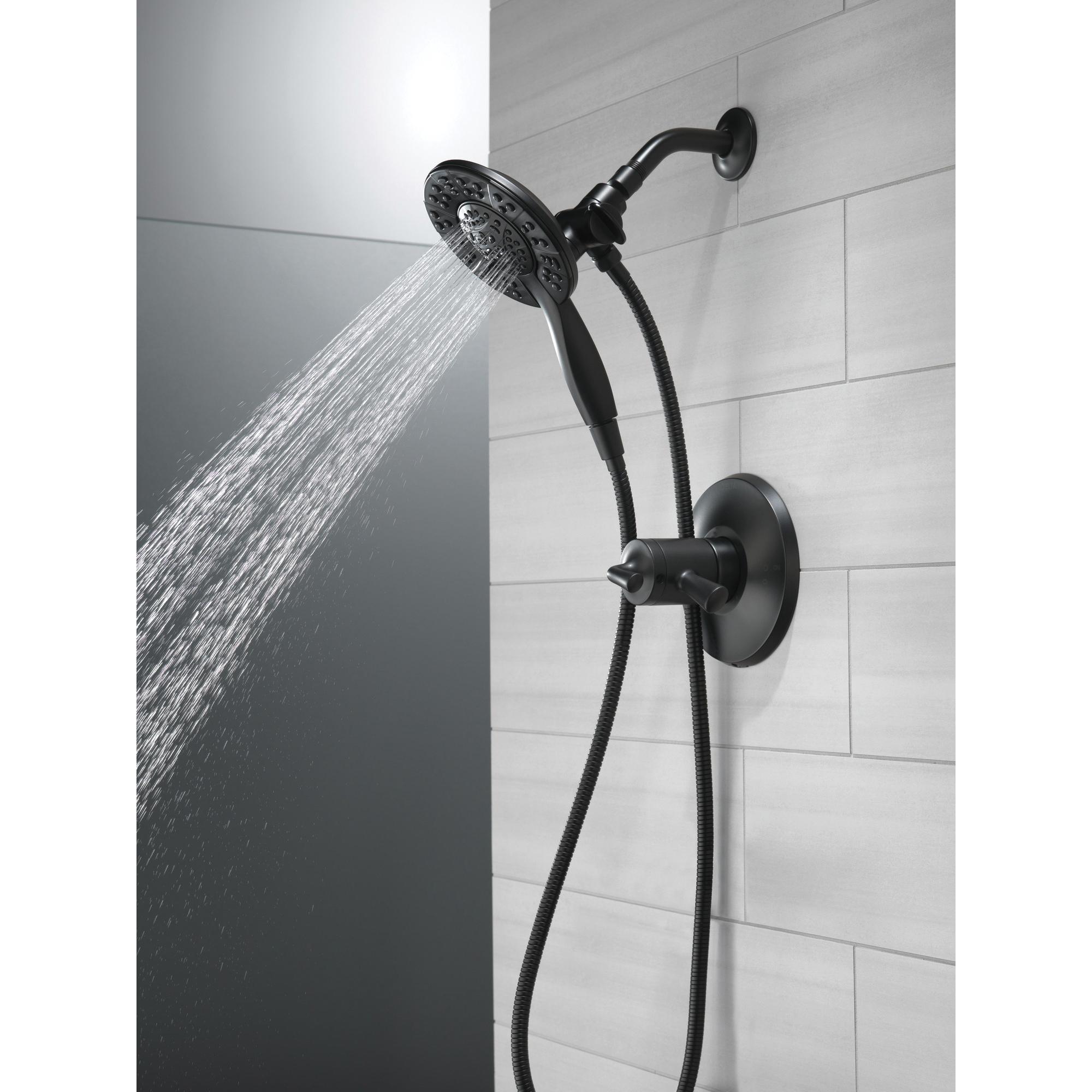DELTA® Universal Showering 58499-BL Shower, 6 in Spray Face, Full Body, Full with Massage, Massaging, Pause Spray thumbnail 4
