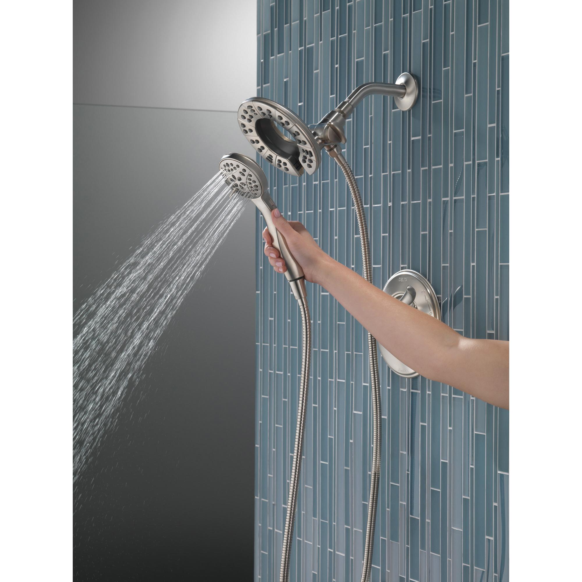 DELTA® Universal Showering 58499-SS Shower, 6 in Spray Face, Full Body, Full with Massage, Massaging, Pause Spray thumbnail 3