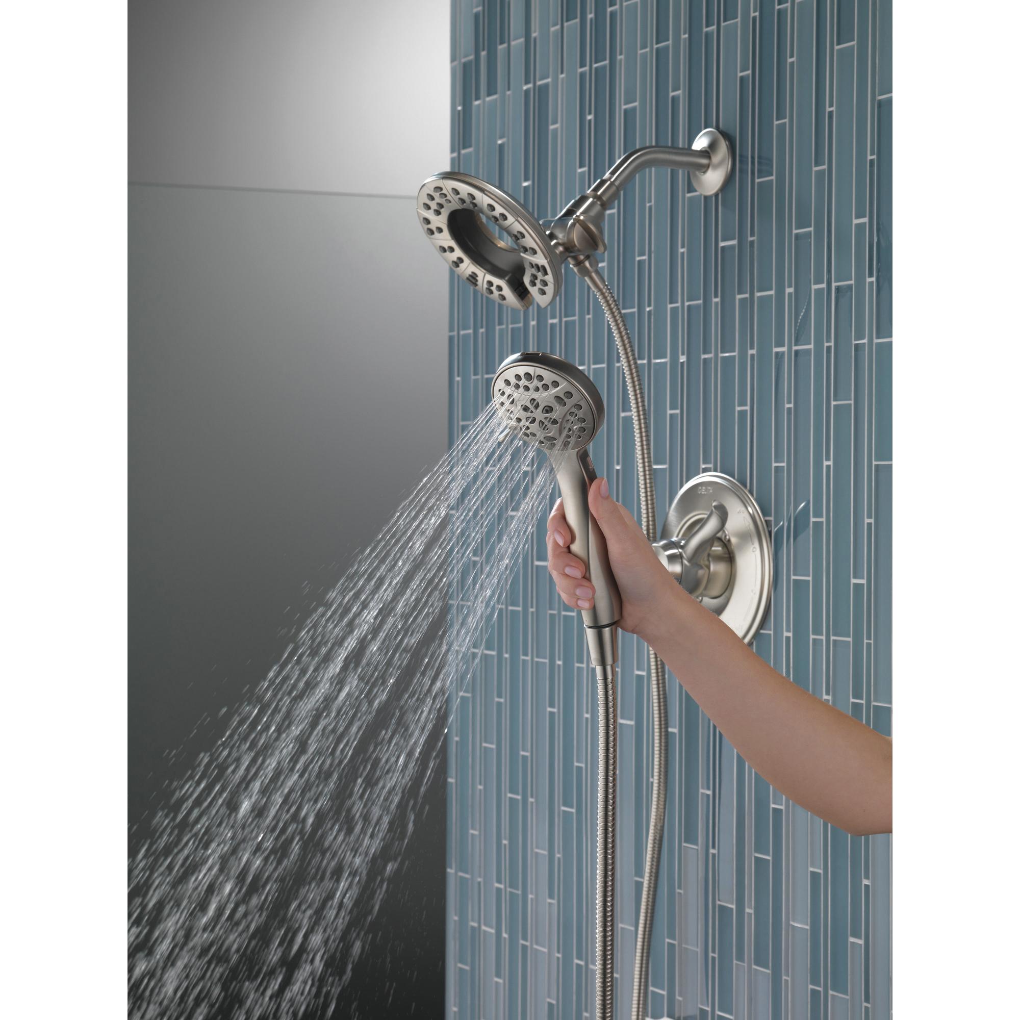 DELTA® Universal Showering 58499-SS Shower, 6 in Spray Face, Full Body, Full with Massage, Massaging, Pause Spray thumbnail 2