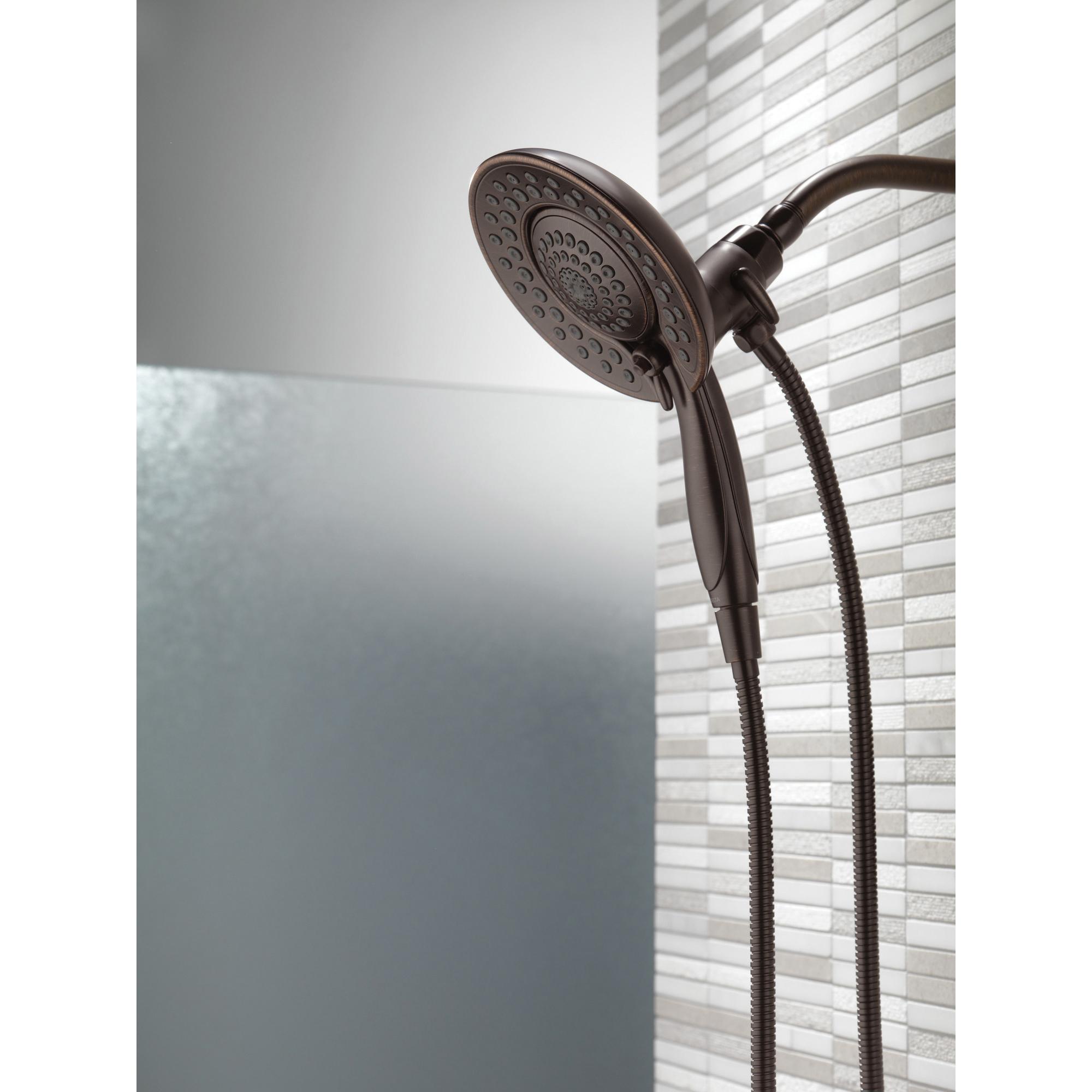 DELTA® Universal Showering 58569-RB25-PK Shower, 6-13/16 in Spray Face, 2.5 gpm, 60 to 82 in L Hose, Venetian Bronze thumbnail 4