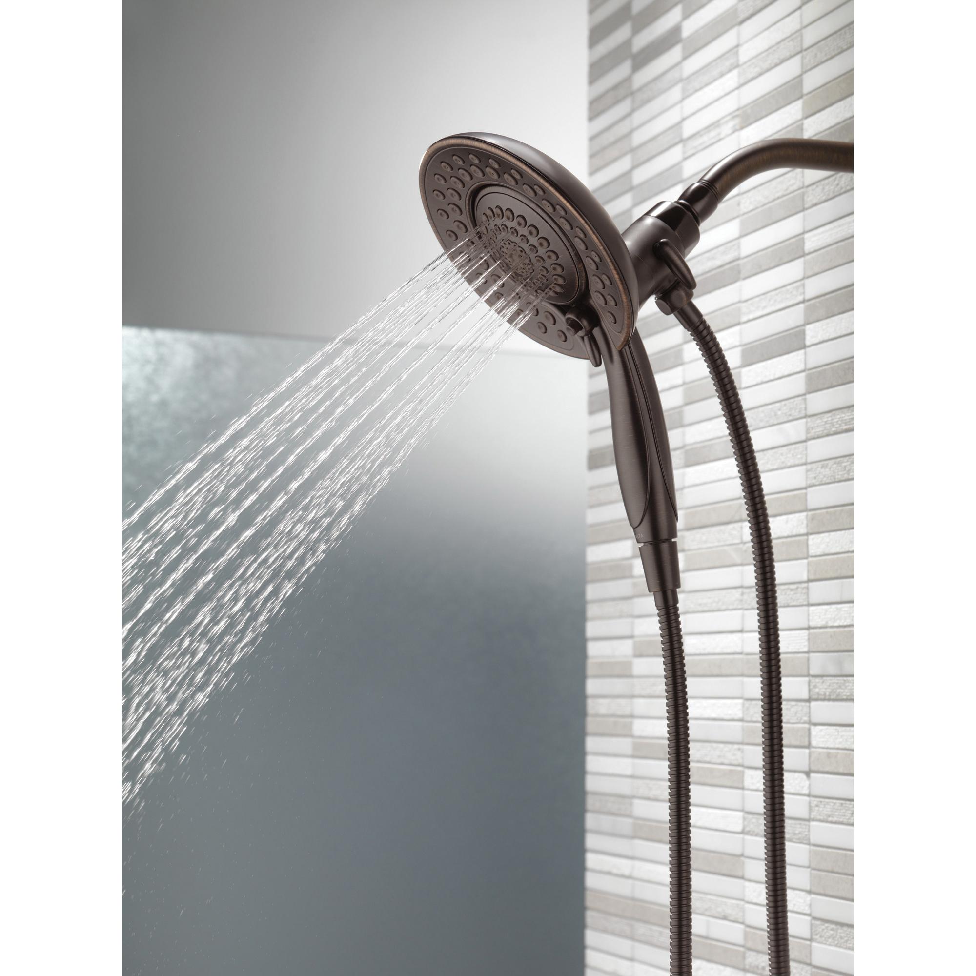 DELTA® Universal Showering 58569-RB25-PK Shower, 6-13/16 in Spray Face, 2.5 gpm, 60 to 82 in L Hose, Venetian Bronze thumbnail 2