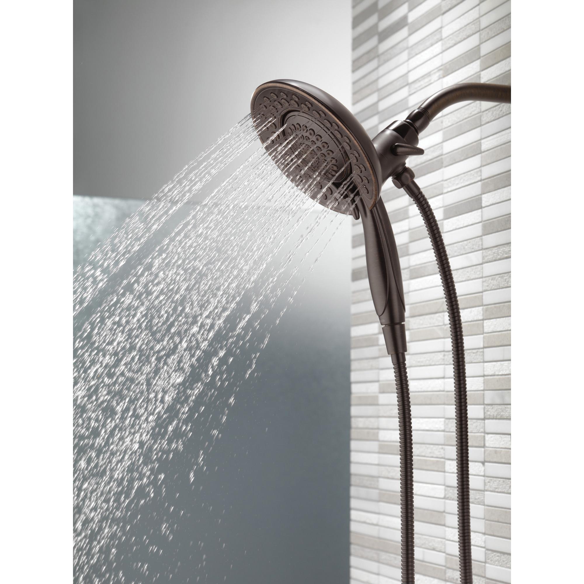 DELTA® Universal Showering 58569-RB25-PK Shower, 6-13/16 in Spray Face, 2.5 gpm, 60 to 82 in L Hose, Venetian Bronze thumbnail 3